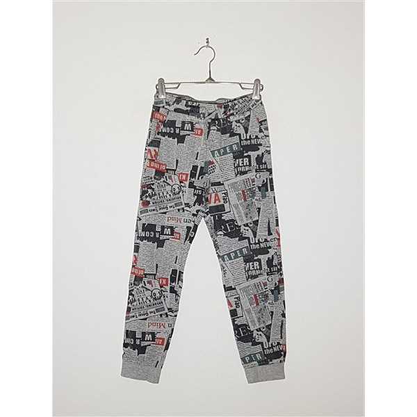 Pantaloni de trening pentru baieti model cu imprimeu Little Kids