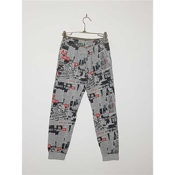 Pantaloni de trening pentru baieti model cu imprimeu Little Kids