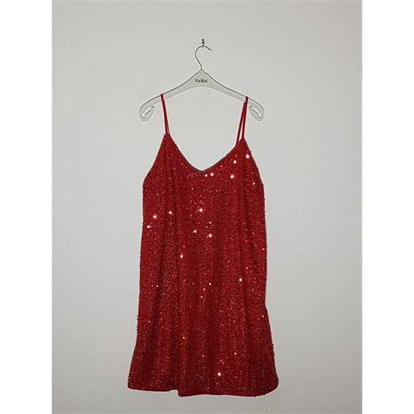 Rochita dama accesorizata cu paiete SHEIN