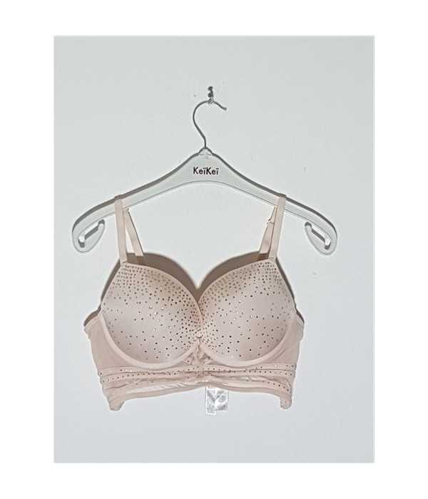 Sutien dama accesorizat cu strasuri Censored