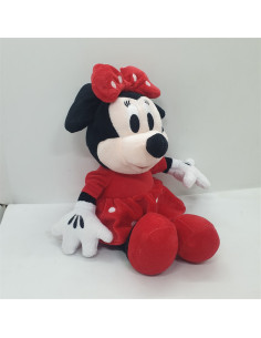 Minnie de plus muzicala cu rochita rosie 25 cm 2