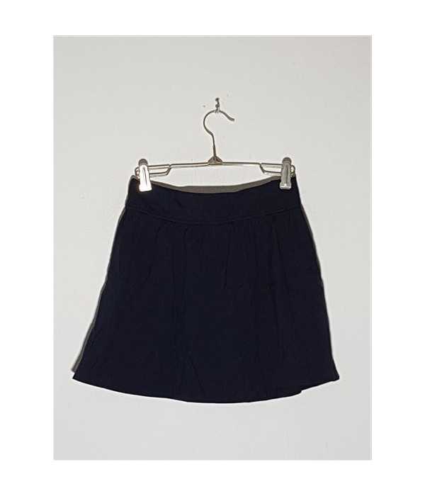 Fustita scurta pentru fetite model Uni cu elastic in talie