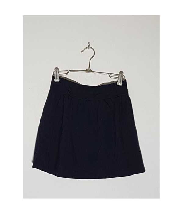 Fustita scurta pentru fetite model Uni cu elastic in talie