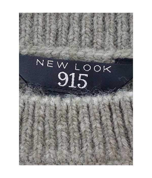 Pulover tricotat pentru copii model scurt in talie NEW LOOK