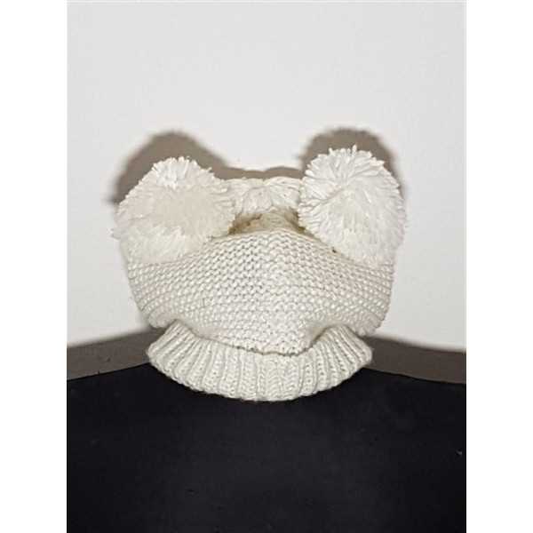 Caciula tricotata pentru copii model cap de urs