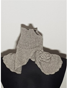 Guler tricotat pentru copii model cu floricica H&M