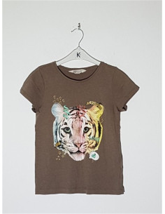Tricou pentru copii cu imprimeu cap de leu H&M