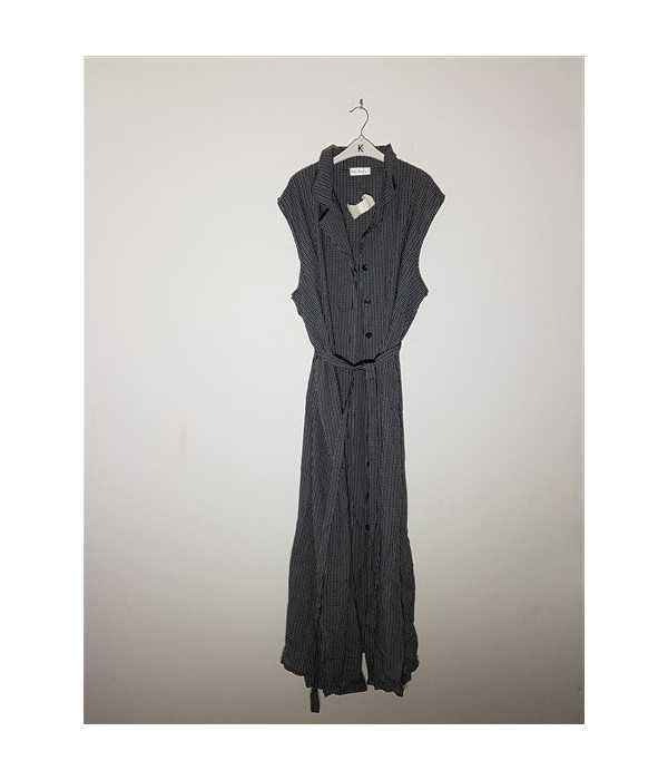 Rochie lunga racoroasa cu model in carouri Ulla Popleen