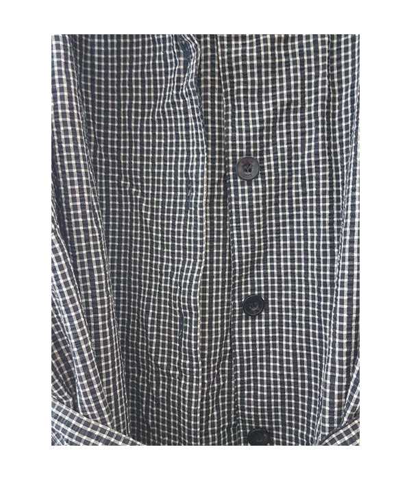Rochie lunga racoroasa cu model in carouri Ulla Popleen