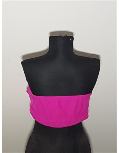 Costum de baie din 2 piese model accesorizat cu inele SHEIN 2
