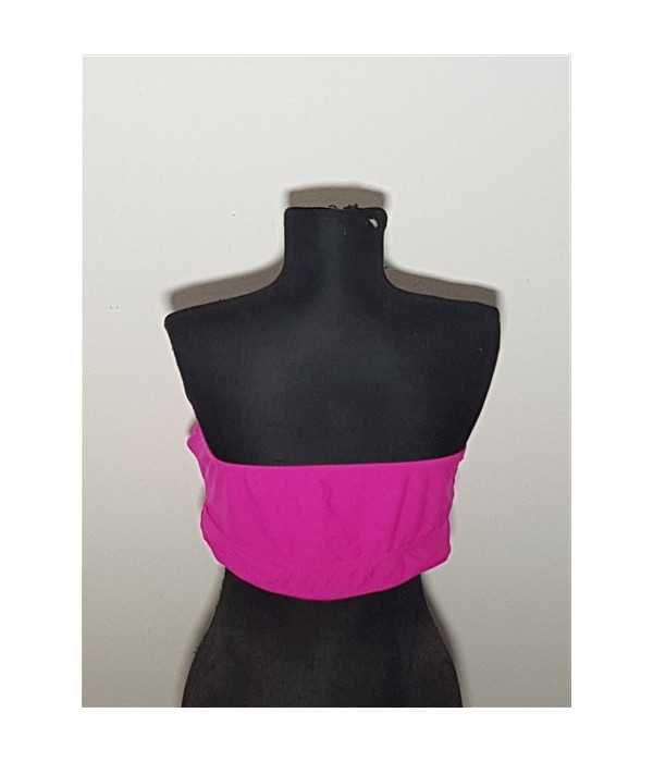 Costum de baie din 2 piese culoare roz SHEIN