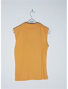 Tricou dama fara maneci model cu guler PIAO HANG 2