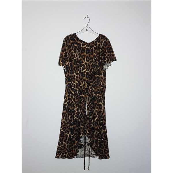 Rochita dama racoroasa model cu imprimeu leopard
