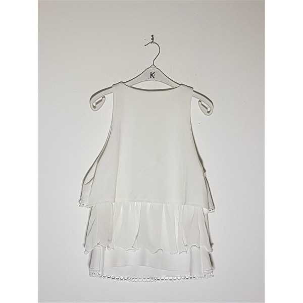 Bluzita dama fara maneci model cu volanase RIVER ISLAND