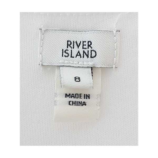 Bluzita dama fara maneci model cu volanase RIVER ISLAND
