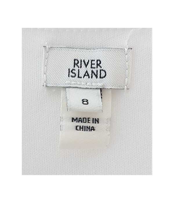 Bluzita dama fara maneci model cu volanase RIVER ISLAND