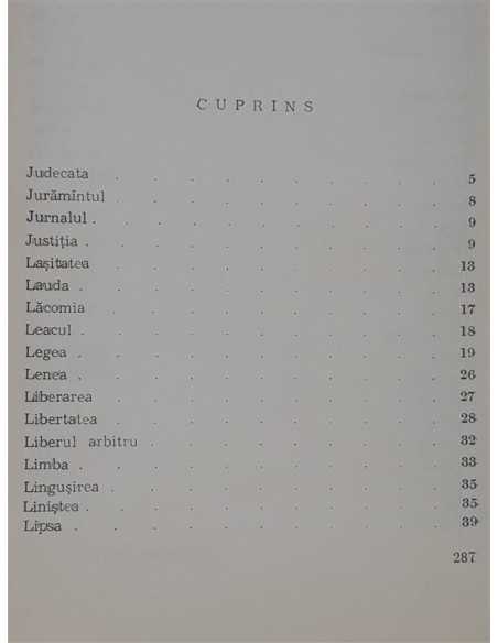 Un dictionar al intelepciunii vol 3, Theofil Simenschy