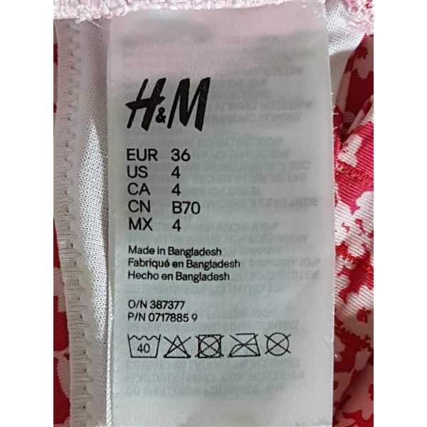Sutien de baie cu motive florale H&M