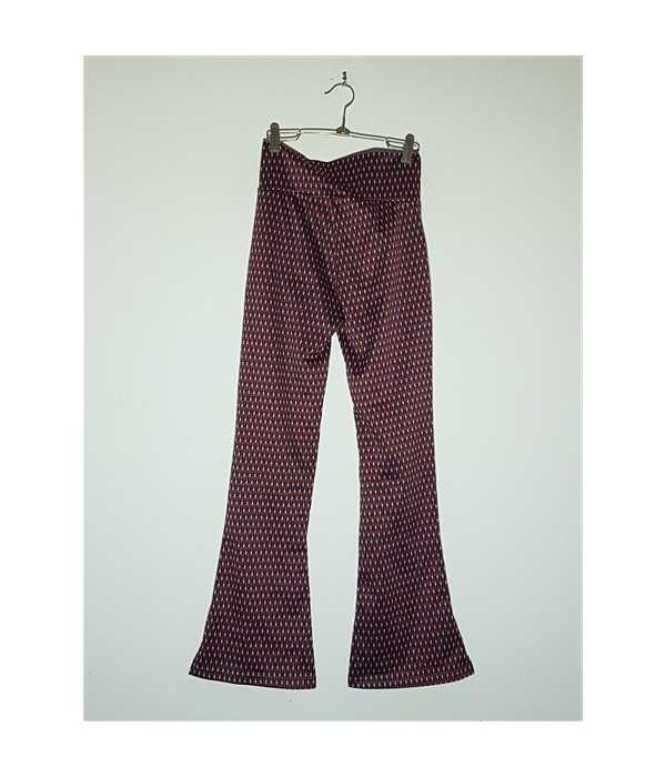 Pantaloni dama cu imprimeu romburi Sinsay