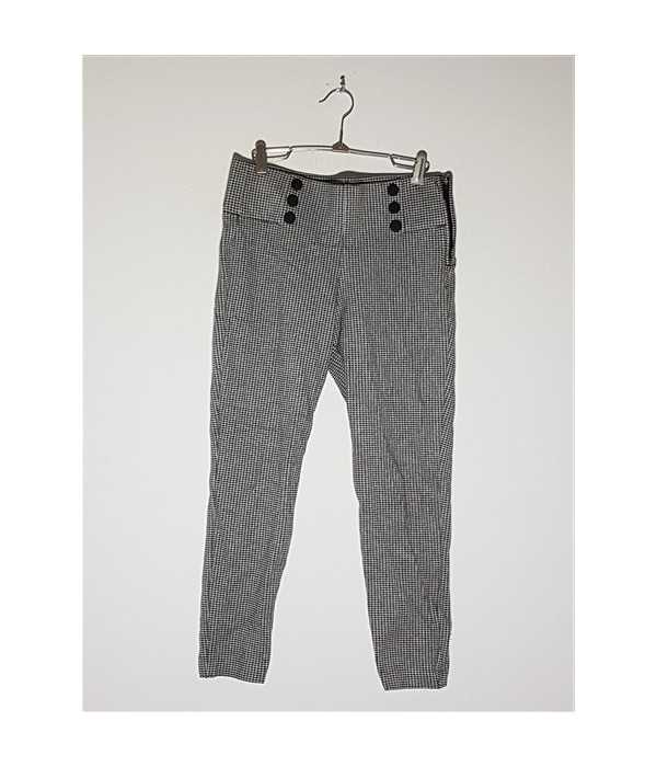 Pantaloni dama cu model pepit Zara