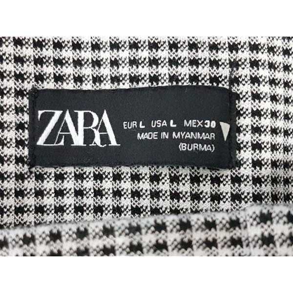 Pantaloni dama cu model pepit Zara