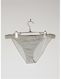 Slip dama de baie model cu dungi