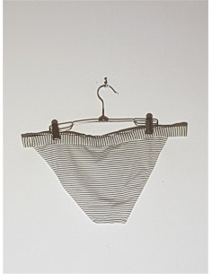 Slip dama de baie model cu dungi 2