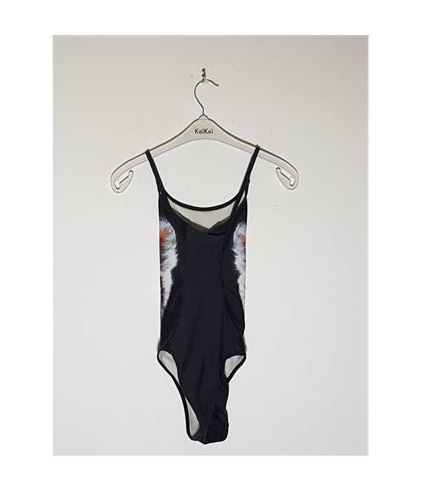 Costum de baie intreg cu imprimeu cap de tigru