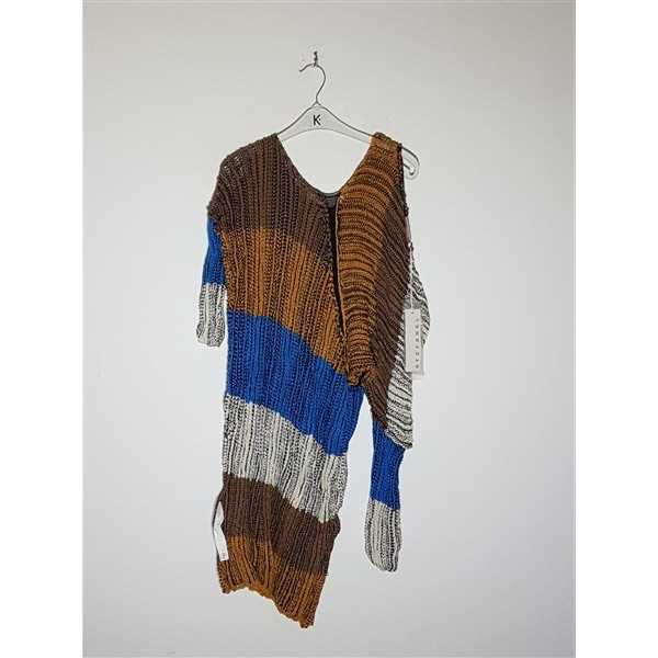 Pulover dama tricotat cu model multicolor STEFANEL
