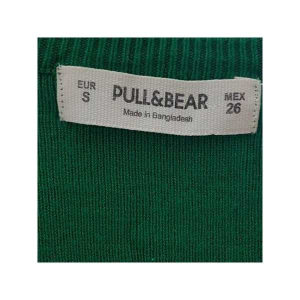 Pulover dama tricotat model scurt in talie Pull&Bear