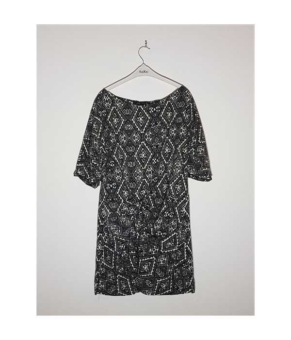 Rochie dama cu imprimeu geometric Zara