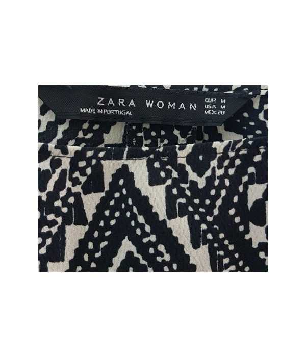 Rochie dama cu imprimeu geometric Zara