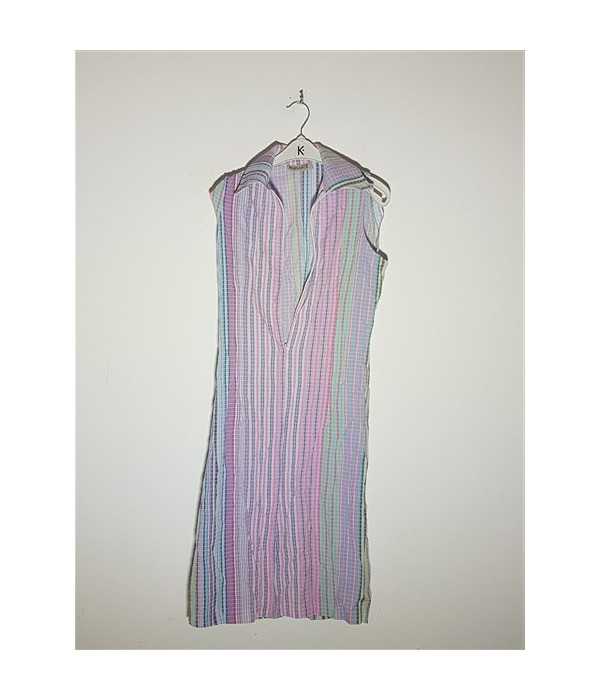 Rochie dama cu dungi multicolore ELEGANCE