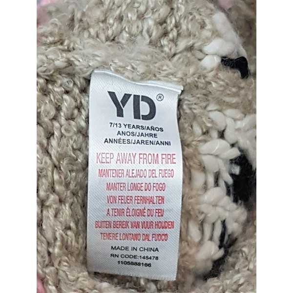 Caciula tricotata pentru copii model cu cap de animalut YD