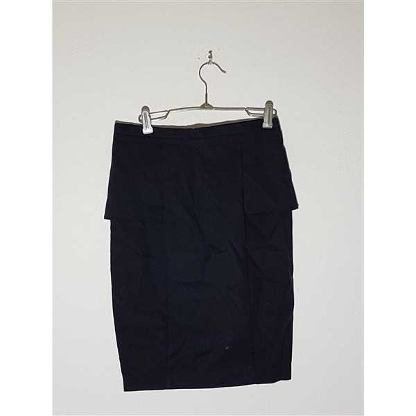 Fusta dama trei sferturi model cu fermoar la spate ZARA BASIC