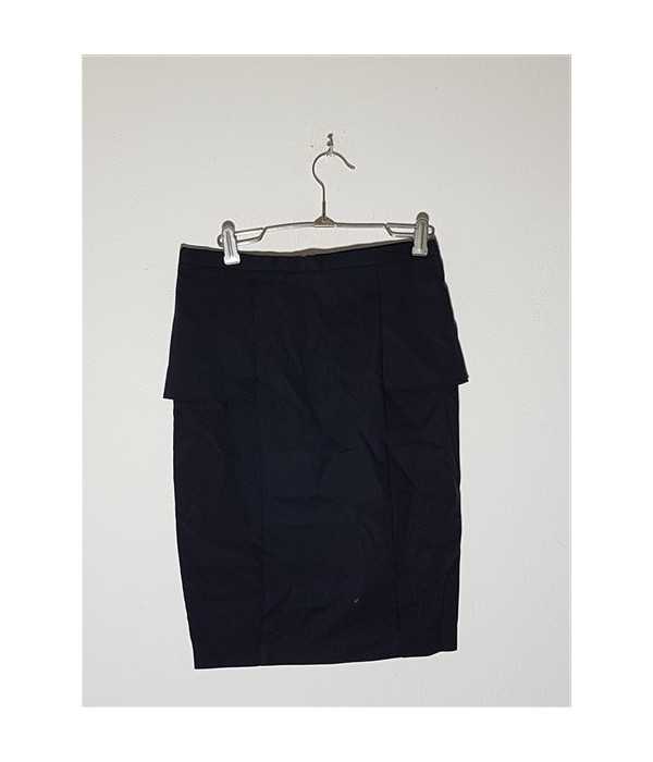 Fusta dama trei sferturi model cu fermoar la spate ZARA BASIC