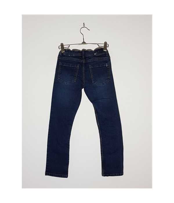 Pantaloni Jeans cu buzunare frontal si la spate Okaidi