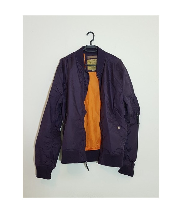 Jacheta barbateasca pentru primavara toamna model cu fermoar ALPHA INDUSTRIES