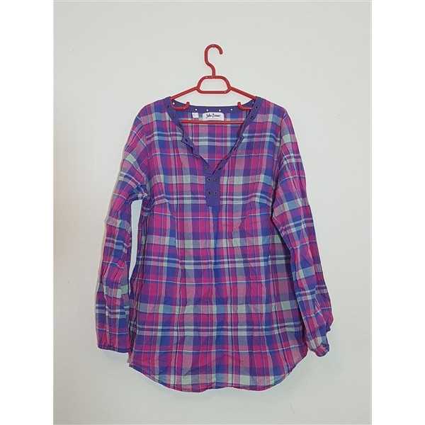 Camasa dama in carouri multicolore John Baner