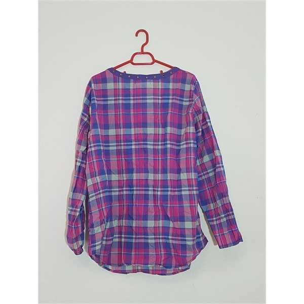 Camasa dama in carouri multicolore John Baner