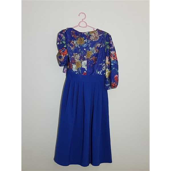 Rochita dama clos cu imprimeu floral multicolor Aron