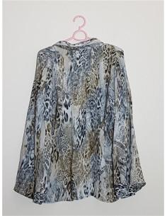Camasa dama cu imprimeu animal in nuante multicolore C&A 2