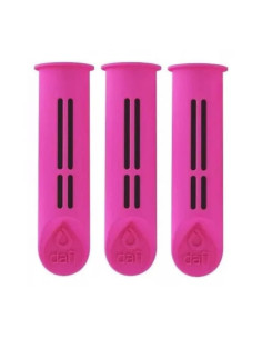 Set 3 cartuse filtrante, filtre pentru sticla Dafi, Rosu