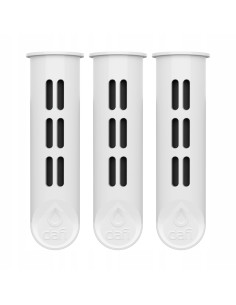 Set 3 cartuse filtrante, filtre pentru sticla Dafi, Alb