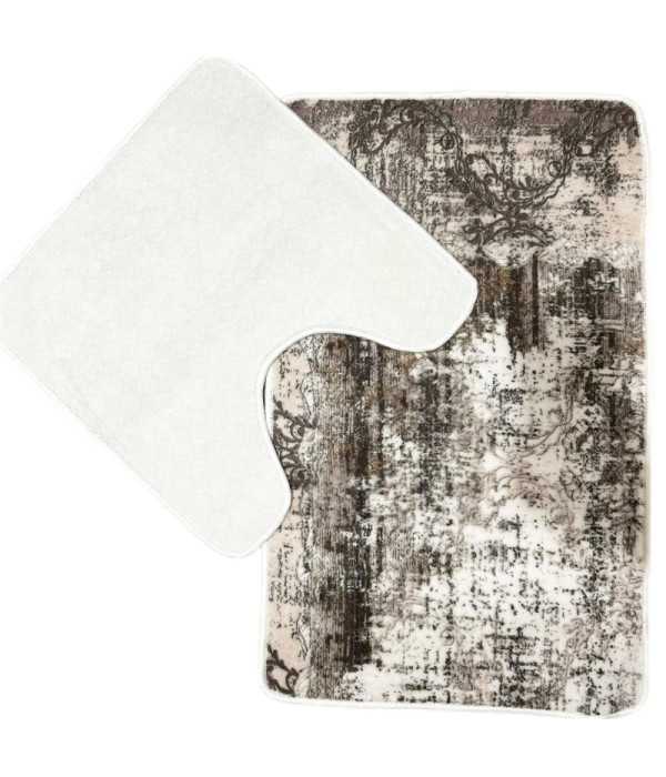 Iepuras decorativ din plastic acoperit cu blanita 13 cm