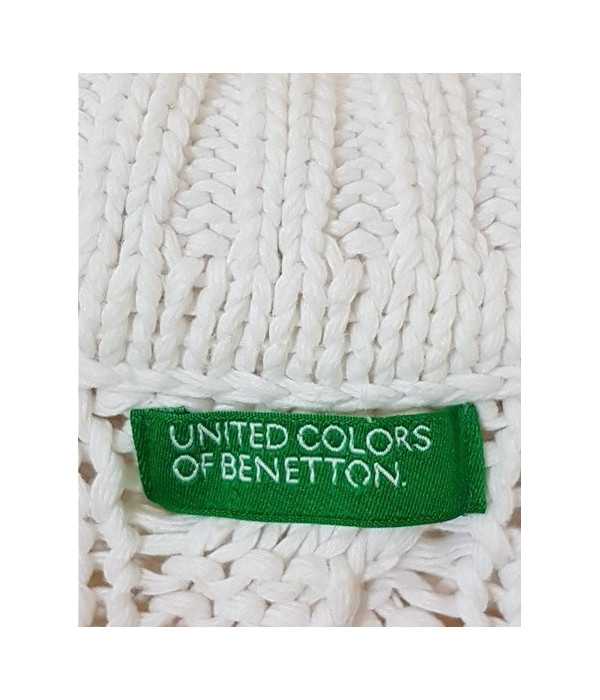 Vesta dama tricotata cu model impletit UNITED COLORS OF BENETTON