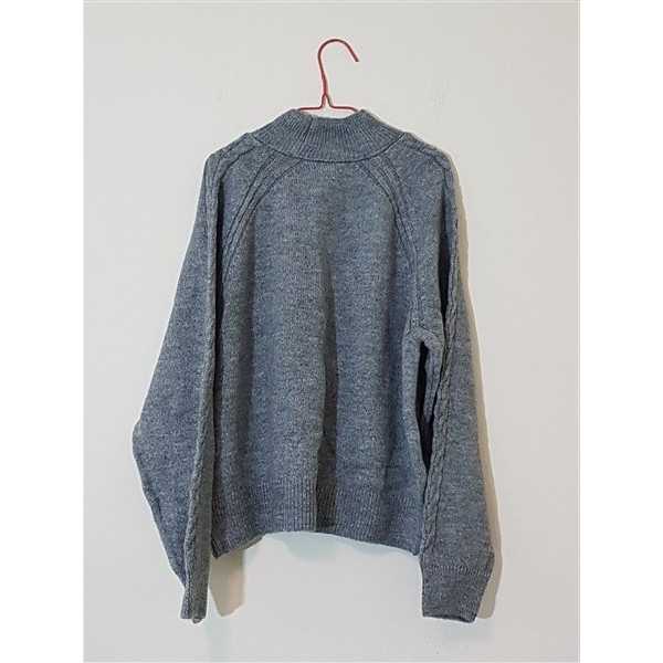 Pulover dama tricotat cu model rombic LC Waikiki