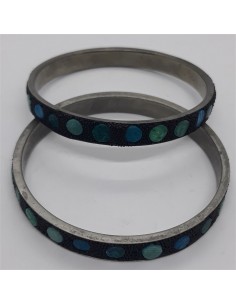 Set bratari elegante din metal turcuaz 2