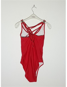 Costum de baie intreg cu bretele incrucisate la spate 2