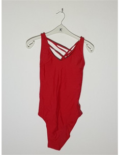 Costum de baie intreg cu bretele incrucisate la spate